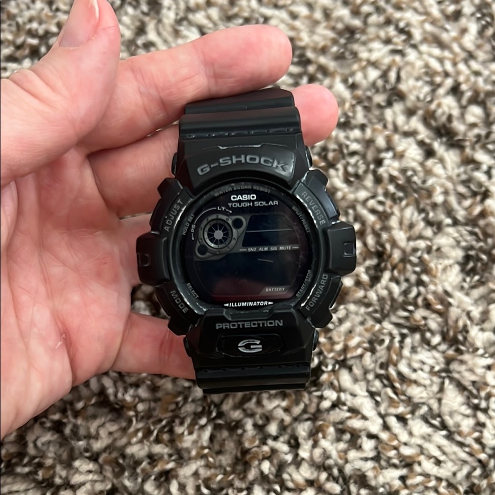 Casio G-Shock Black Solar Watch